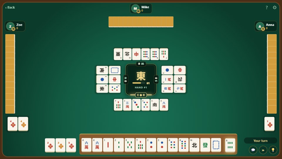 Gameplay on a phone held sideways